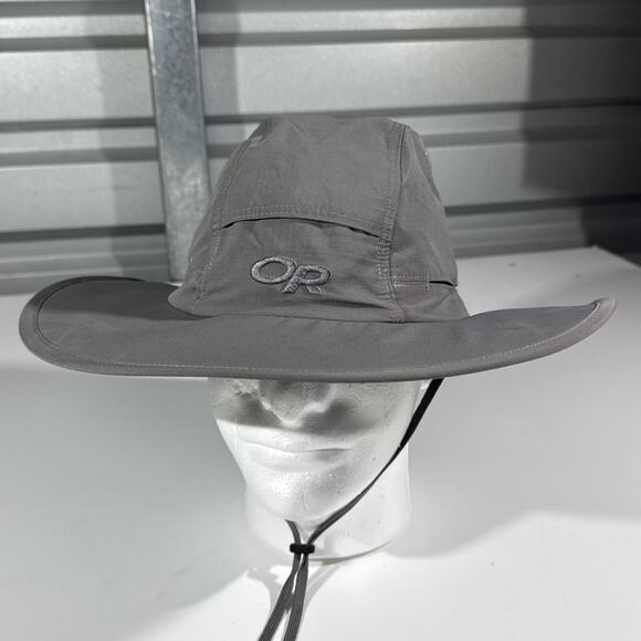 Outdoor Research Unisex Beige Hiking Sun Hat Size Large Nylon Blend Drawstring - Picture 2 of 9